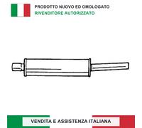 SILENZIATORE POSTERIORE 81812925 PER LANCIA FULVIA 1.2 1.1 1964-1969