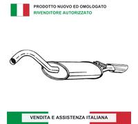 SILENZIATORE POSTERIORE 895253609N PER AUDI CABRIOLET B3 2.3 1991-1994