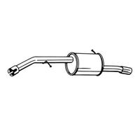 BOSAL 135-249 Marmitta