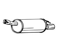 BOSAL 200-169 Marmitta