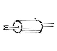 Silenziatore posteriore BOSAL 200-555