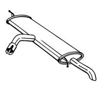 Silenziatore posteriore BOSAL 227-053