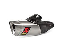 Silenziatore posteriore in titanio Slip-On Line Akrapovic (Titan)