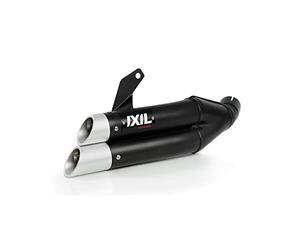 Silenziatore posteriore IXIL Hyperlow nero XL per NC 700 X/S, 12-, NC 750 X/S, Integra, 14-, Euro 3+4 (Black)
