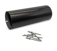 Silenziatore posteriore LeoVince copertura silenziatore Ø 90mm 240mm