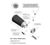 Silenziatore posteriore LeoVince LV-10 Black Edition S15201B - S15203B