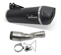 Silenziatore posteriore LeoVince SLIP-ON SBK EVO, acciaio inox, tappo carbonio