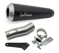 Silenziatore posteriore LeoVince SLIP-ON SBK GP ONE acciaio inox nero