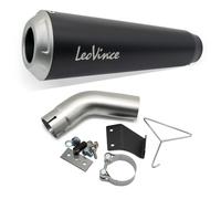 Silenziatore posteriore LeoVince SLIP-ON SBK GP ONE, acciaio inox, omologazione