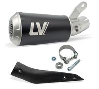 Silenziatore posteriore LeoVince SLIP-ON SBK LV-10 Black Edition, acciaio inox