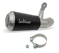 Silenziatore posteriore LeoVince SLIP-ON SBK LV-10 Black Edition, acciaio inox