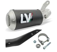 Silenziatore posteriore LeoVince SLIP-ON SBK LV-10, carbon, acciaio inox