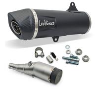 Silenziatore posteriore LeoVince SLIP-ON SBK NERO acciaio inox e carbon con cat