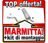 Silenziatore posteriore MERCEDES S124 E250 E300 D E200 E220 E280 E320