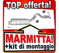 Silenziatore Posteriore MITSUBISHI L200 2.5 TD 99/115 CV 1996-2005
