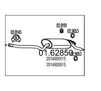 MTS 01.62850 Marmitta