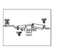 MTS 01.64890 Marmitta