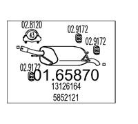 MTS 01.65870 Marmitta