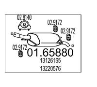 MTS 01.65880 Marmitta