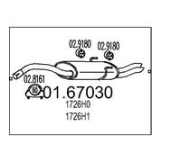 MTS 01.67030 Marmitta