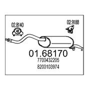 MTS 01.68170 Marmitta