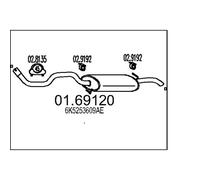 MTS 01.69120 Marmitta