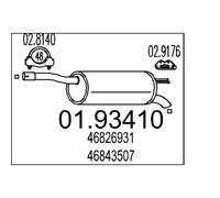 MTS 01.93410 Marmitta
