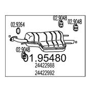MTS 01.95480 Marmitta