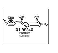MTS 01.95540 Marmitta