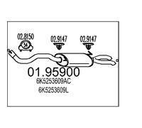 MTS 01.95900 Marmitta