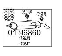 MTS 01.96860 Marmitta