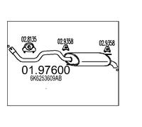 MTS 01.97600 Marmitta
