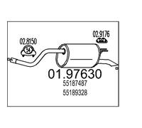 MTS 01.97630 Marmitta