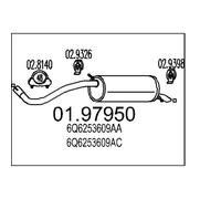 MTS 01.97950 Marmitta