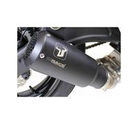 SILENZIATORE POSTERIORE NERO IXRACE IXRACE MK2 in acciaio inossidabile per KTM Duke 125/390, 21- (Euro 5), nero
