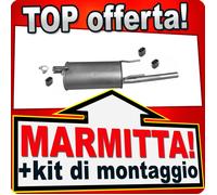 Silenziatore posteriore OPEL COMBO C 1.4 16V 1.6 8V 87, 90 CV