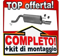Silenziatore Posteriore OPEL MERIVA B 1.4i 120, 140 CV dal 06.2010
