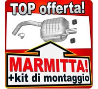 Silenziatore Posteriore per ALFA ROMEO 147 1.6 2.0 16V TWIN SPARK 2000-2010