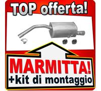 Silenziatore Posteriore per ALFA ROMEO 156 1.6 1.8 2.0 TS Marmitta