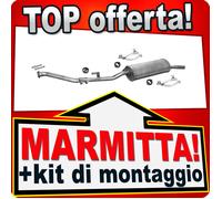 Silenziatore Posteriore per BMW 3 (E30) 316 i 1.6 73KW dall'anno 1988 Marmitta