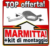 Silenziatore Posteriore per BMW 3 E46 1.6 1.8 2.0 Ti 2001-2005 Marmitta