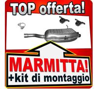 Silenziatore Posteriore per BMW 3 E46 320i 323i 328i Marmitta