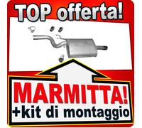 Silenziatore Posteriore per BMW 5 (E39) 150PS 170PS Familiare 95-98 Marmitta