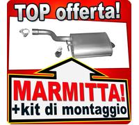Silenziatore Posteriore per BMW 5 (E39) 520 523 525 528 530 Marmitta