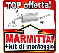 Silenziatore Posteriore per CHEVROLETT DAEWOO AVEO KALOS 1.4 03-2008 Marmitta