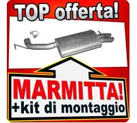 Silenziatore Posteriore per CHRYSLER 300M 3.5 V6 24V 185/187 CV 1998-2004