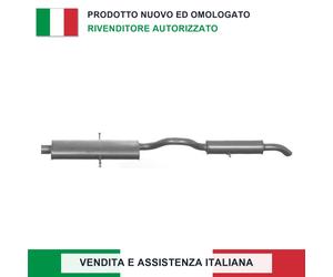 SILENZIATORE POSTERIORE PER CHRYSLER VOYAGER IV 2.5 CRD _ KW 105 CV 141