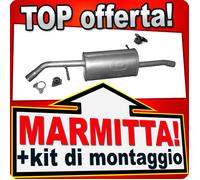 Silenziatore Posteriore per CITROEN C3 II 1.2 VTi 12V 1.1 1.4 8V