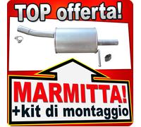Silenziatore Posteriore per DACIA DUSTER 1.5 dCi 107 110 CV