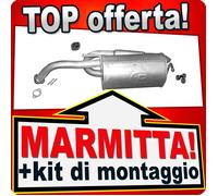 Silenziatore Posteriore per DAEWOO CHEVROLET MATIZ SPARK 0.8 1.0 anche LPG 05-13